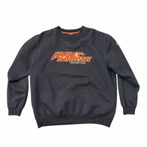 Harley-Davidson Black V-Neck Sweatshirt Sound Marysville WA